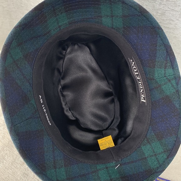 Pendleton Virgin Wool Tartan Fedora Check Plaid Hat NWT - Picture 6 of 12